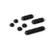 Durable Cavoline Clip Mix Desk Cable Holder Black, 504137