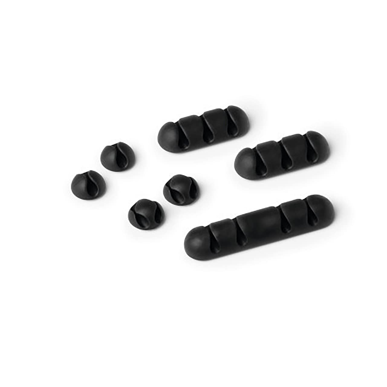 Durable Cavoline Clip Mix Desk Cable Holder Black, 504137