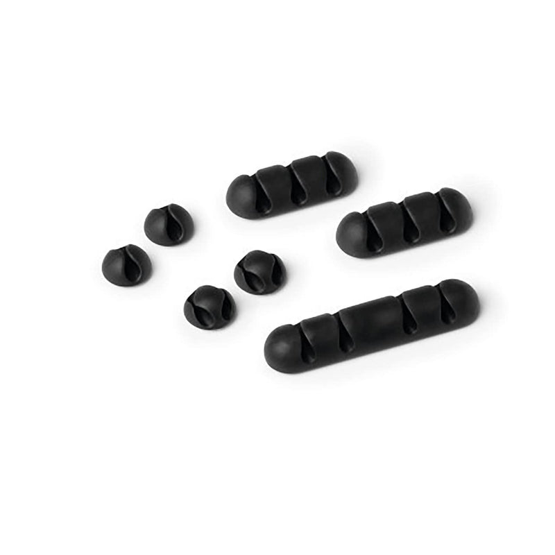 Durable Cavoline Clip Mix Desk Cable Holder Black, 504137