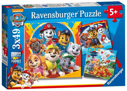 Ravensburger Paw Patrol 3x 49 Piece Jigsaw Puzzles for Kids Age 5 Years Up