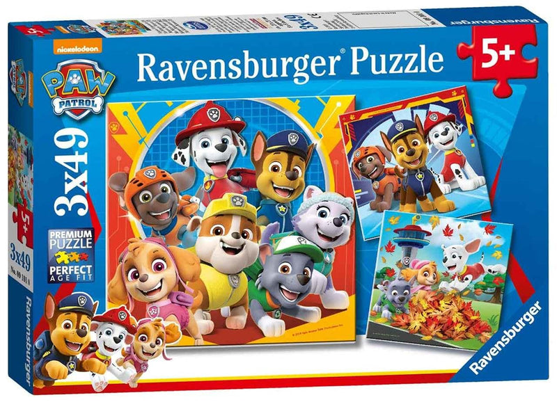 Ravensburger Paw Patrol 3x 49 Piece Jigsaw Puzzles for Kids Age 5 Years Up