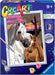 Ravensburger 20052 8, CreArt, Horses at Dusk, Kit, Painting by Numbers, Creative Game for Boys and Girls, 2 Brushes and 1 Frame, Recommended Age 9+, único