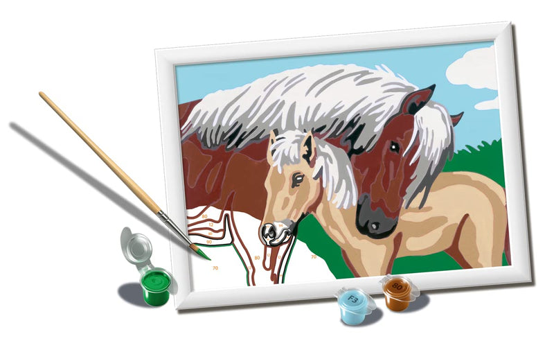 Ravensburger - CreArt E Series: Maternal Love, Paint by Number Kit, Contains a Pre-Printed Board, Brush, Colors and Accessories, Creative Set for Boys and Girls 9+ Years