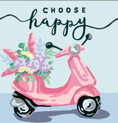 Ravensburger CreArt Choose Happy Paint by Numbers for Adults Craft Kits for Adults and Kids Age 12 Years Up