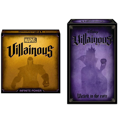 Ravensburger Marvel Villainous, Gioco di Strategia, 2-4 Giocatori & Disney Villainous Wicked to the core, Gioco di Strategia, 2-3 Giocatori