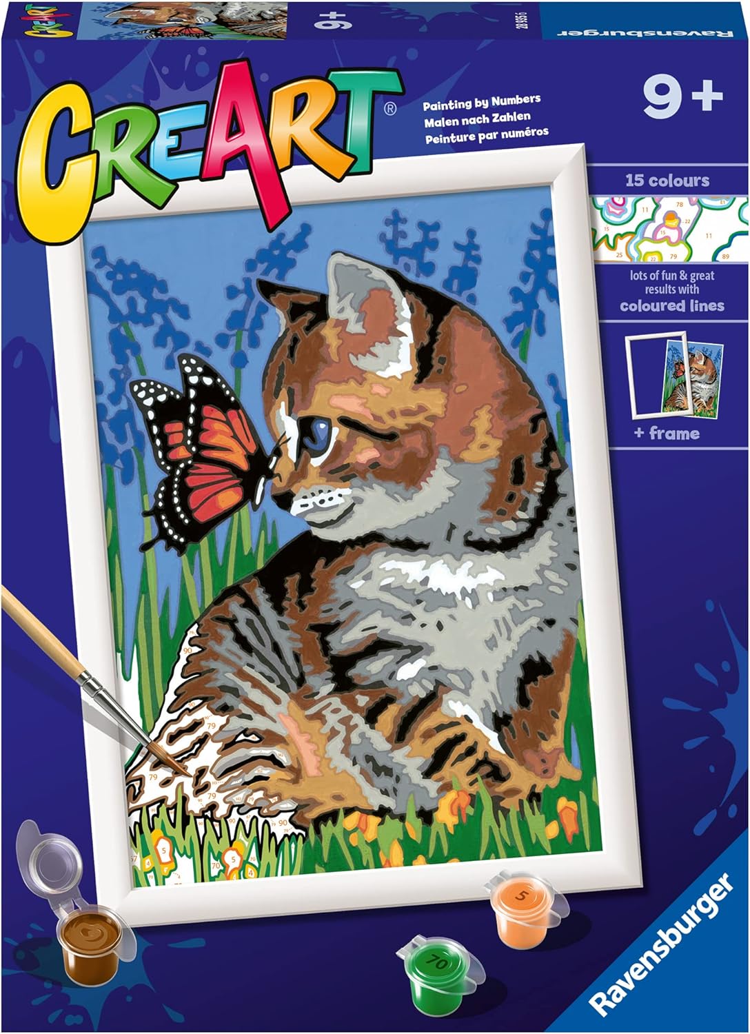 Ravensburger CreArt Best Friends Paint By Numbers Kits for Children & Adults Ages 9 Years Up - Kids Craft Set - Easter Presents