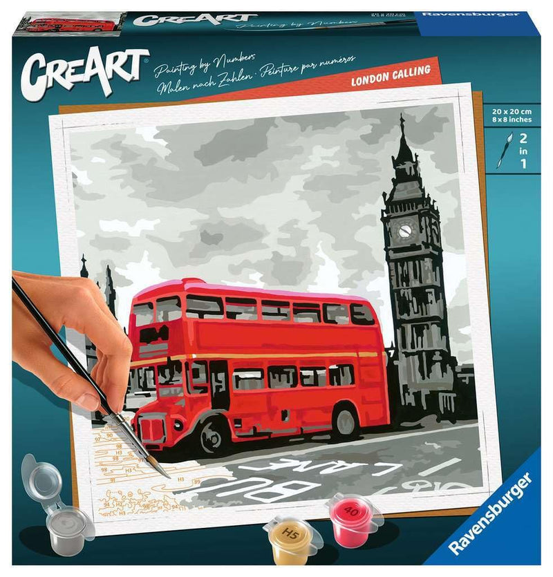 Ravensburger CreArt - schilderij op nummer 28997 — London Calling — vanaf 12 jaar