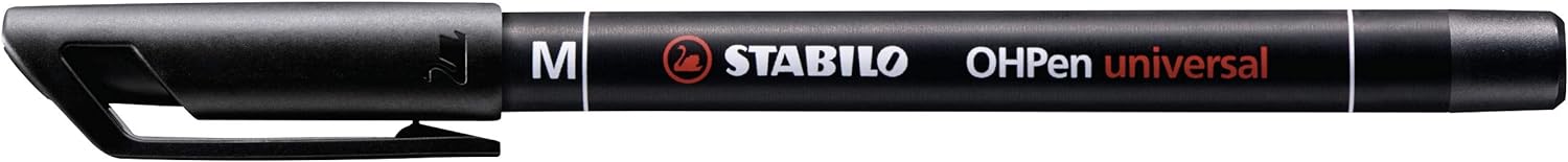 Marcador permanente STABILO OHPen - Estuche con 8 colores - Punta media