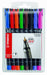 OHP Pen - STABILO OHP Pen Permanent - Superfine - Wallet of 8 - Assorted Colours