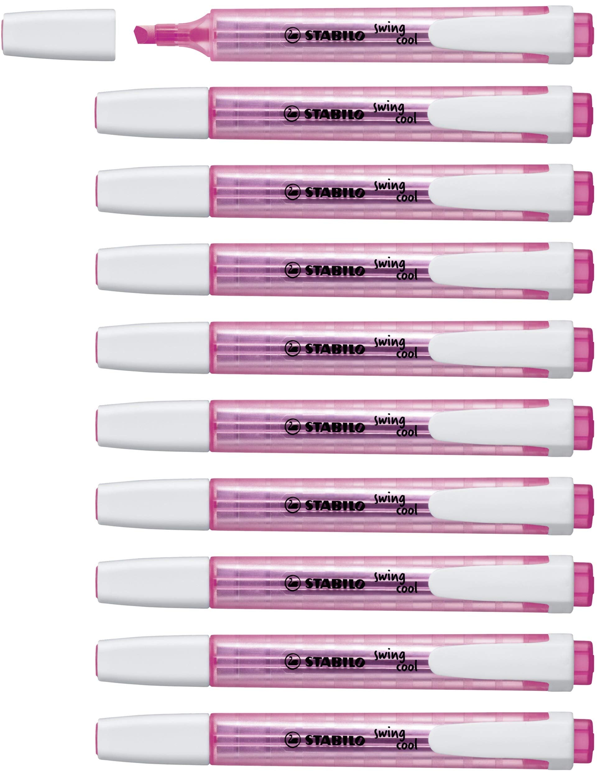 Highlighter - STABILO swing cool - Pack of 10