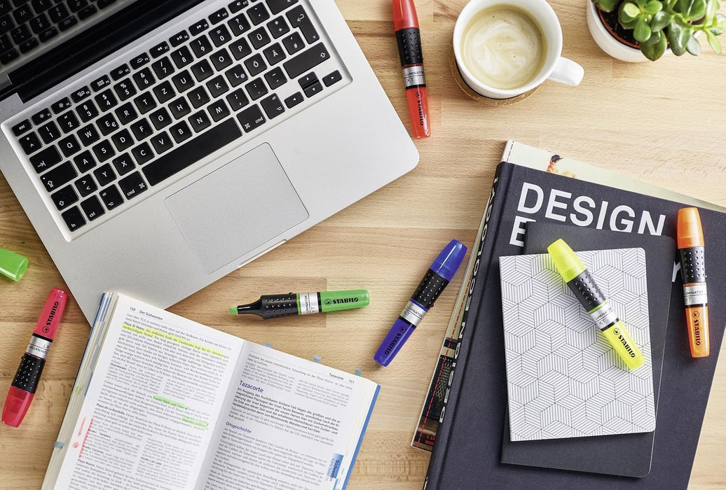 Highlighter - STABILO LUMINATOR - Pack of 5 - Orange