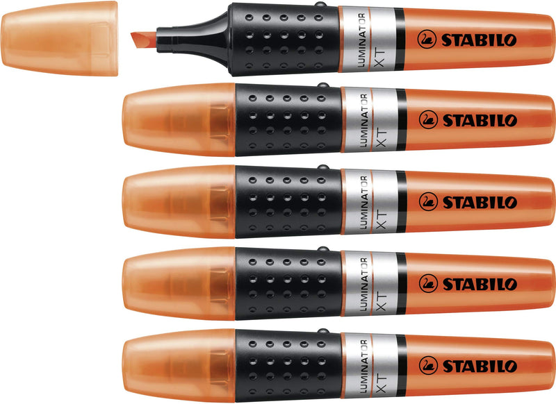 Highlighter - STABILO LUMINATOR - Pack of 5 - Orange