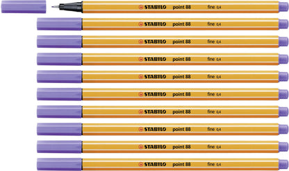 Fineliner - STABILO point 88 - Pack of 10