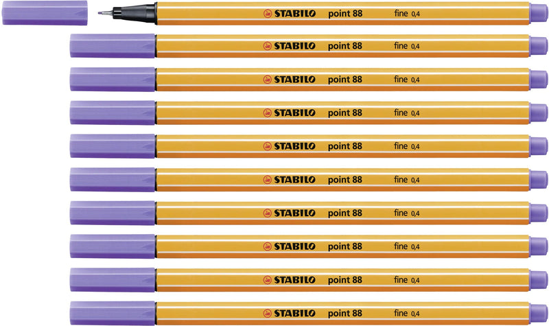 Fineliner - STABILO point 88 - Pack of 10