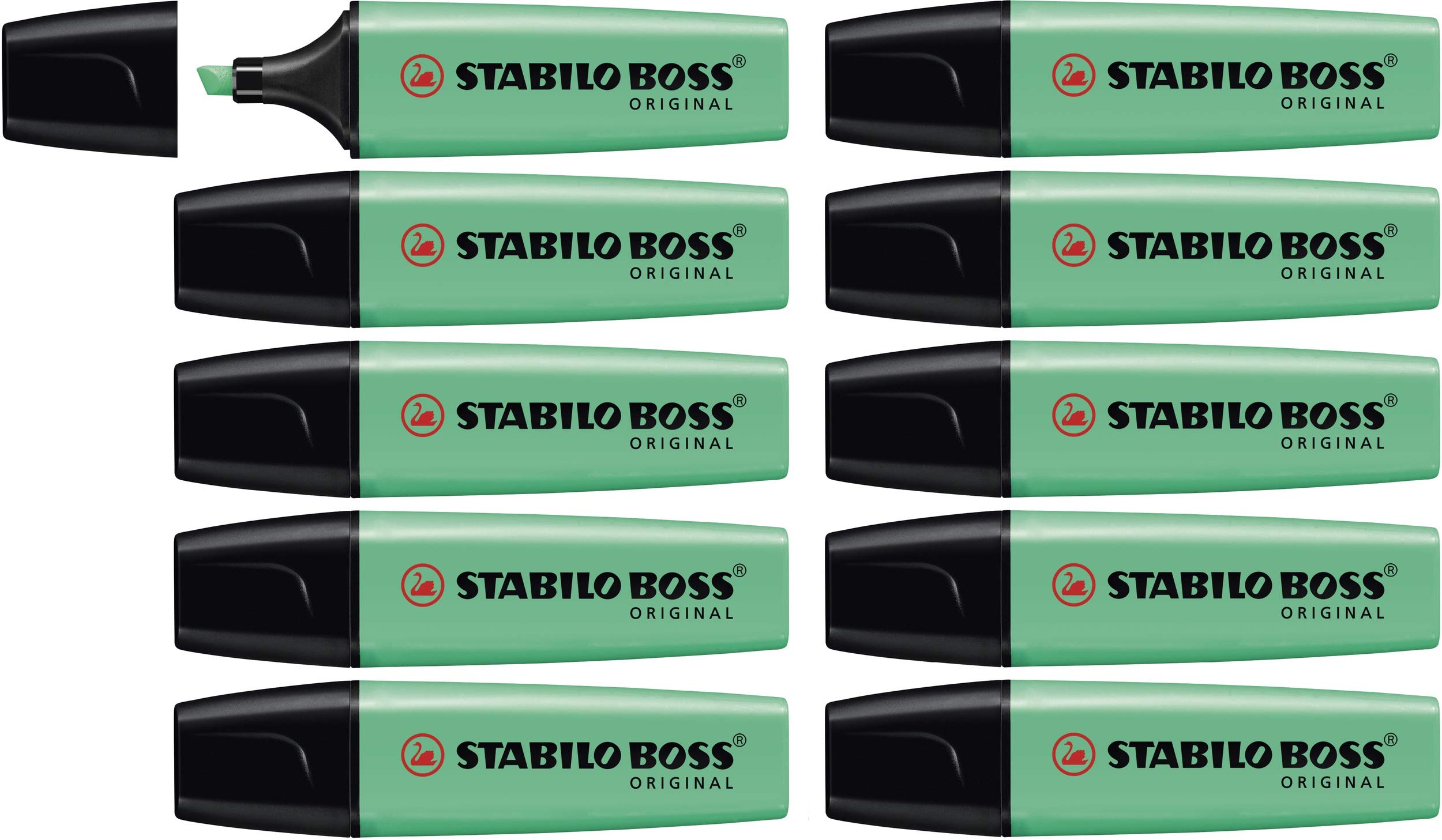 Highlighter - STABILO BOSS ORIGINAL - Pack of 10