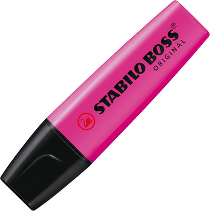 Rotulador stabilo boss fluorescente 70 magenta