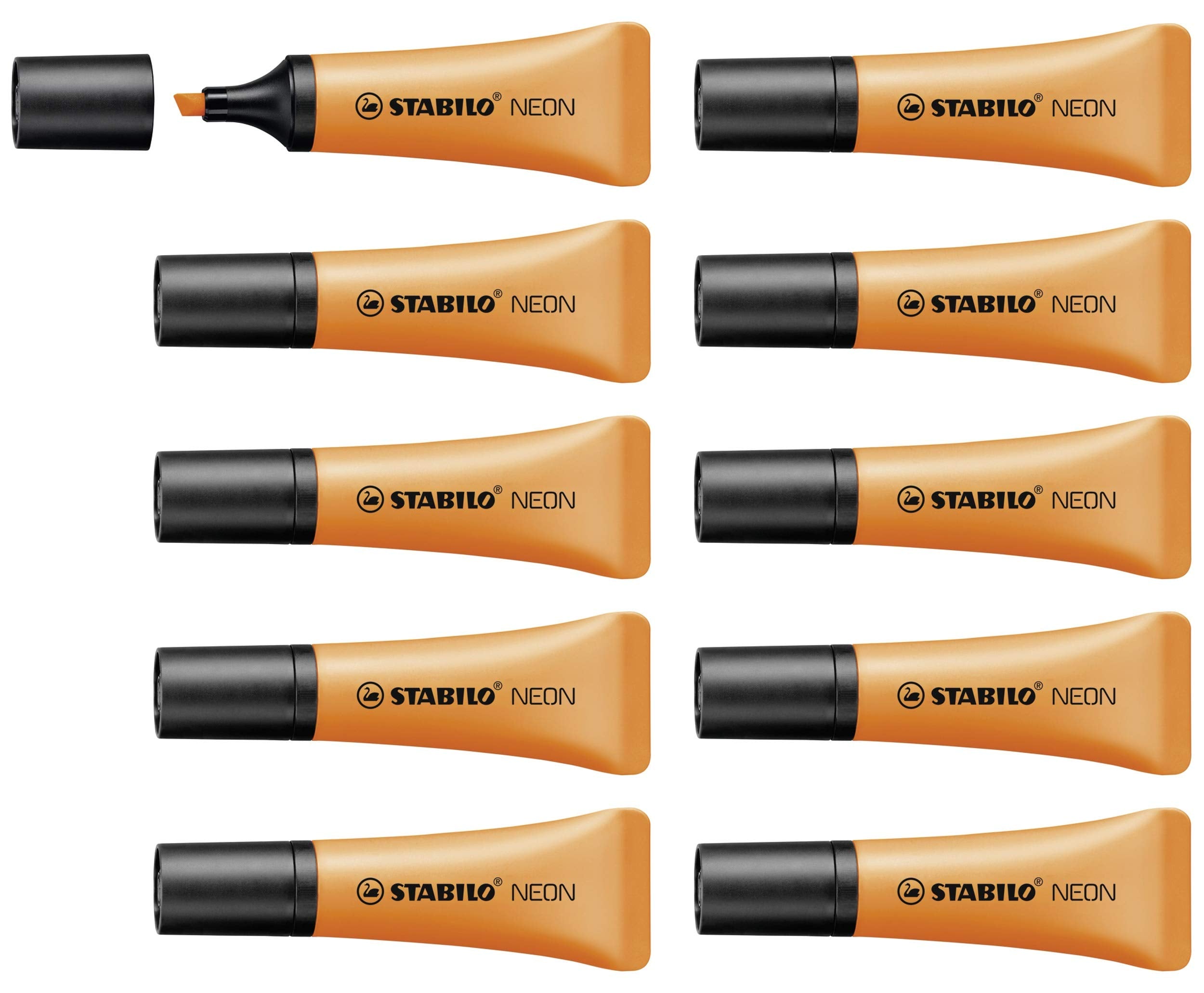 Highlighter - STABILO NEON - Pack of 10