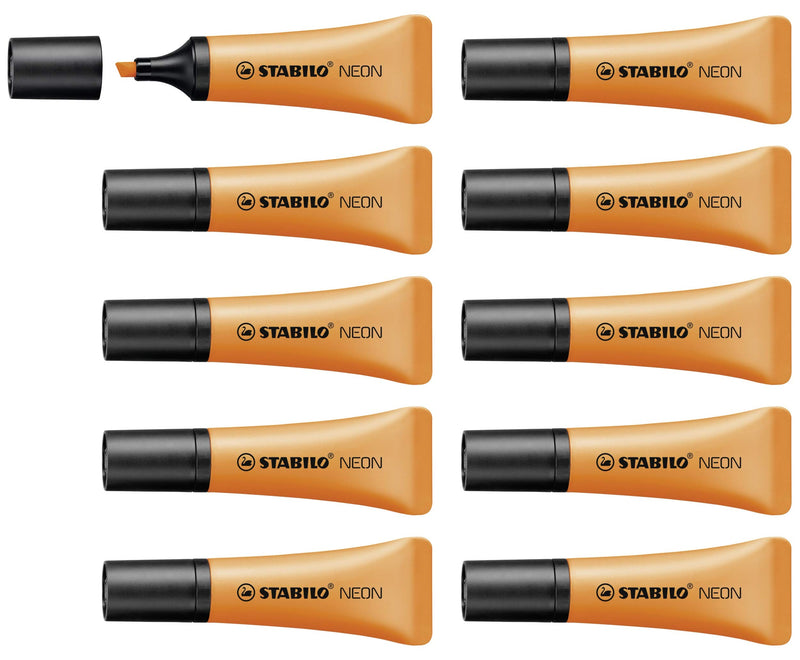 Highlighter - STABILO NEON - Pack of 10