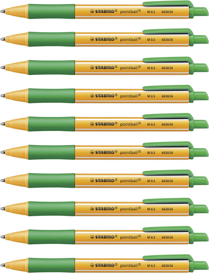 Ballpoint Pen - STABILO pointball - Pack of 10