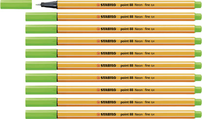 Fineliner - STABILO point 88 - Pack of 10