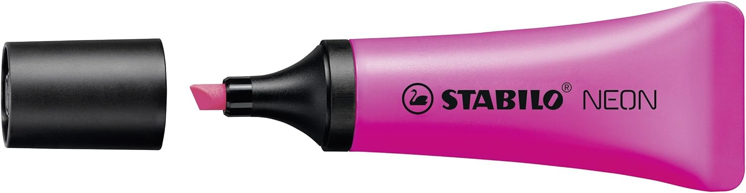 Highlighter - STABILO NEON - Pack of 10 - magenta