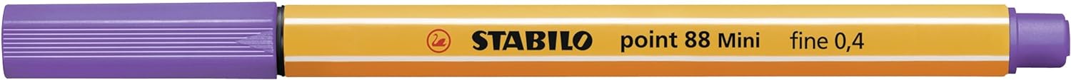 STABILO Fineliner Point 88 Mini - 18er Pack - mit 18 inkl. 5 Neonfarben