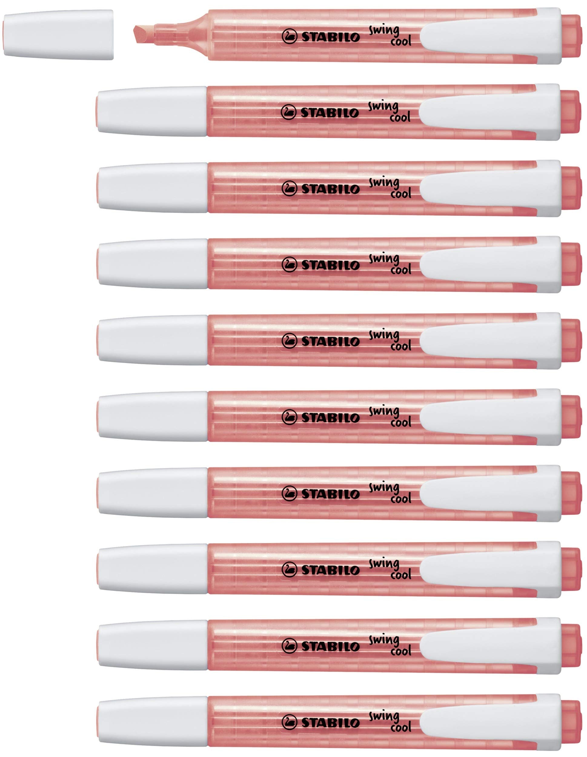 Highlighter - STABILO swing cool - Pack of 10