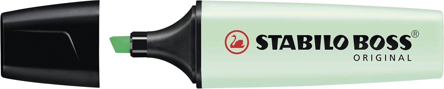 Highlighter - STABILO BOSS ORIGINAL Pastel - Pack of 10