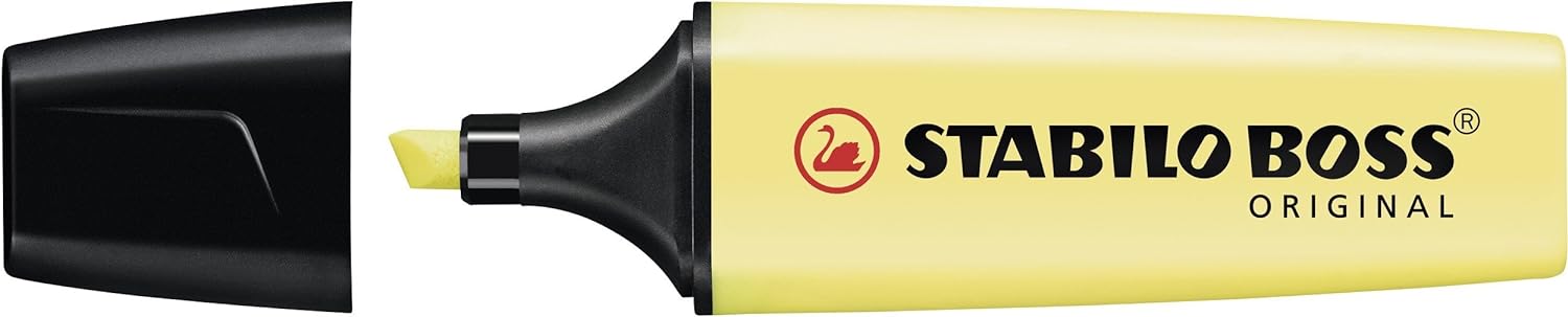 Highlighter - STABILO BOSS ORIGINAL Pastel - Pack of 10