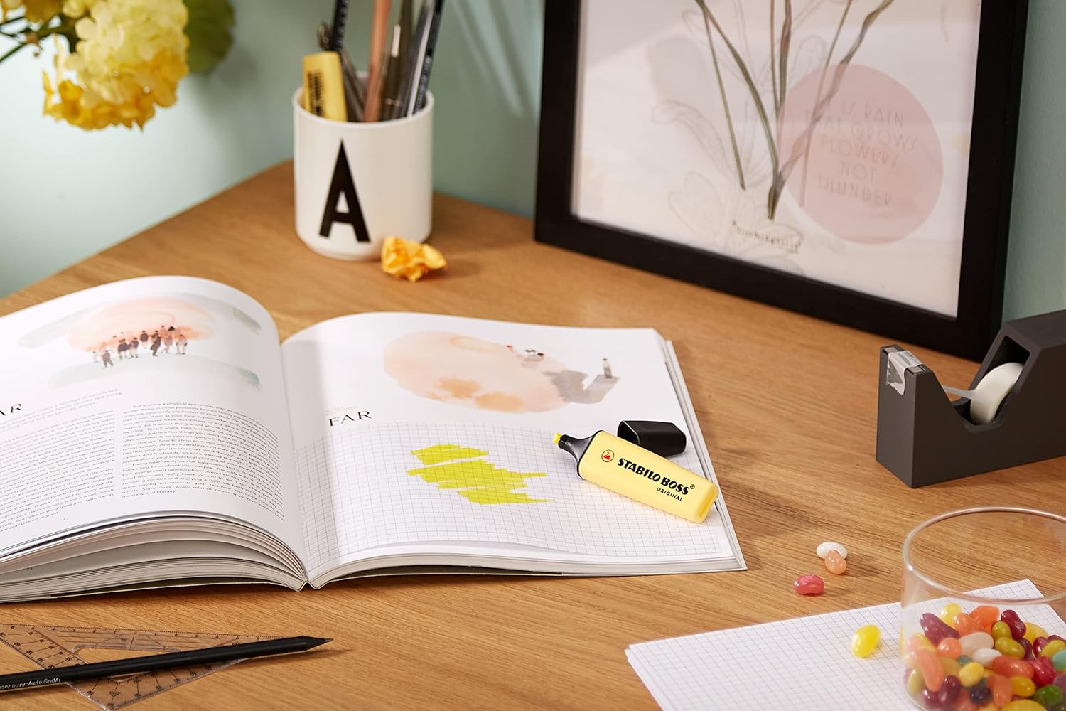 Highlighter - STABILO BOSS ORIGINAL Pastel - Pack of 10