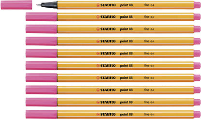 Fineliner - STABILO point 88 - Pack of 10 - Lilac 2