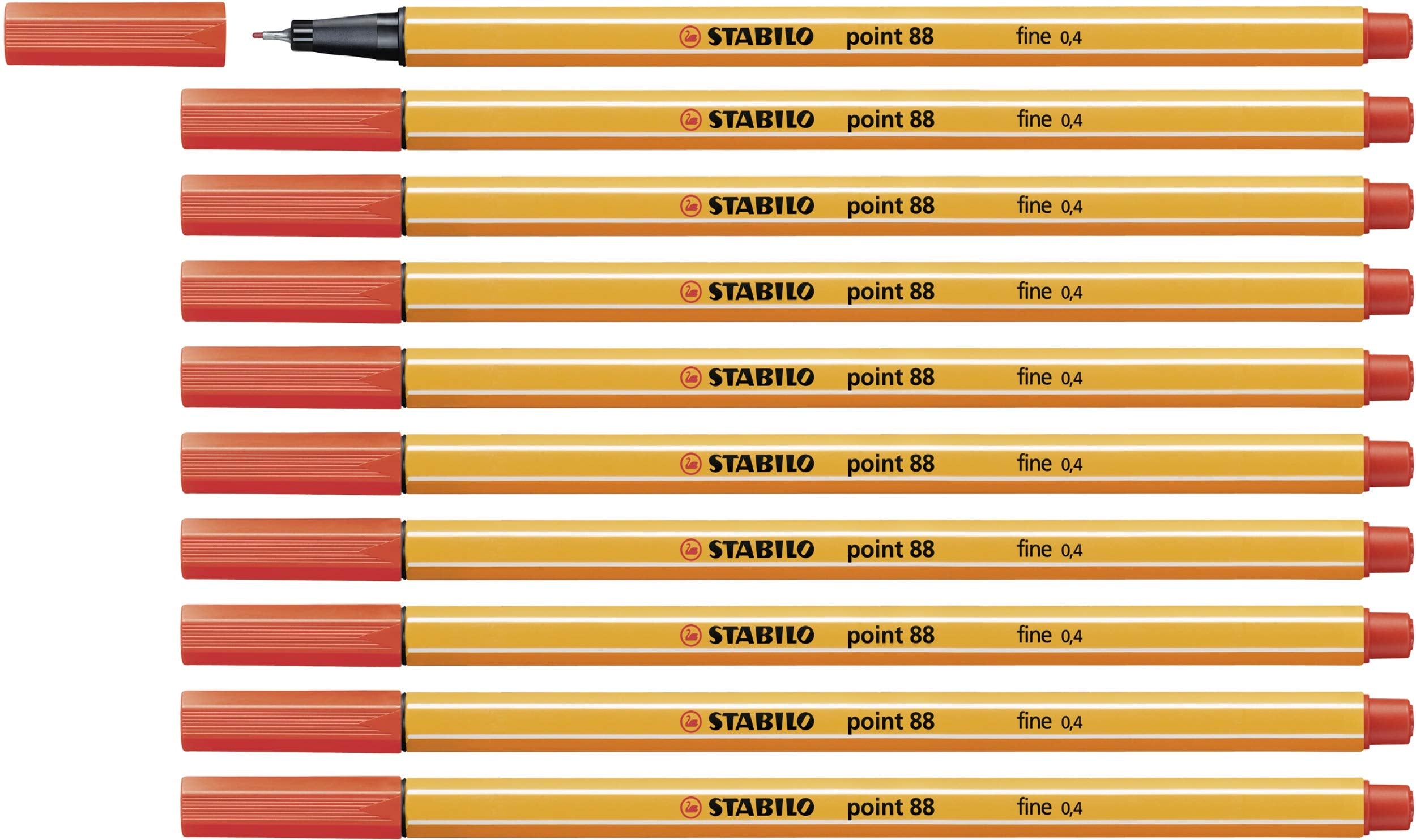 Fineliner - STABILO point 88 - Pack of 10