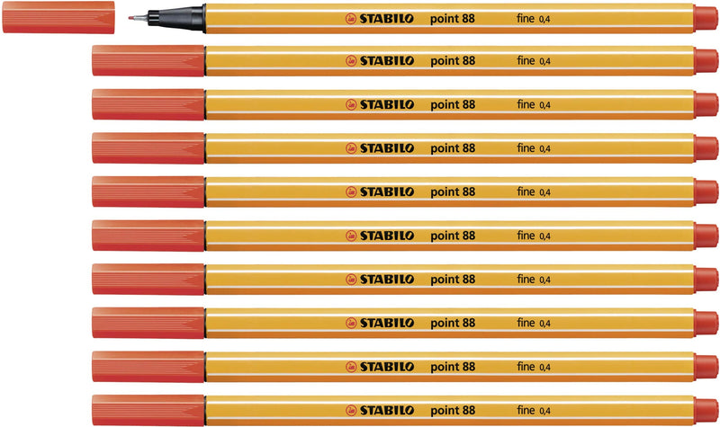 Fineliner - STABILO point 88 - Pack of 10