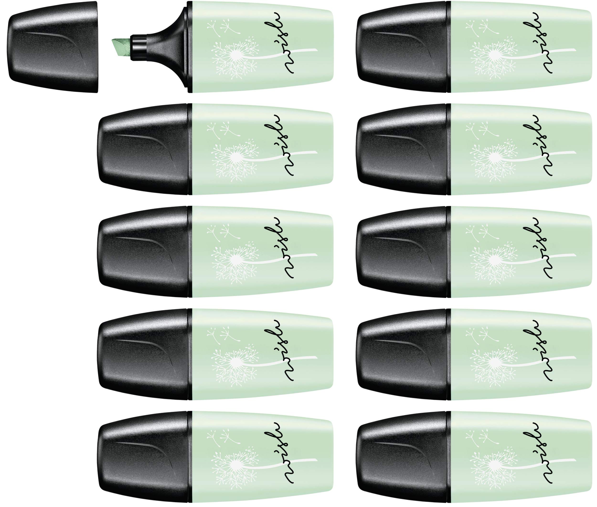 Highlighter - STABILO BOSS MINI Pastellove - Box of 10 - Hint of Mint Pastellove Hint of Mint