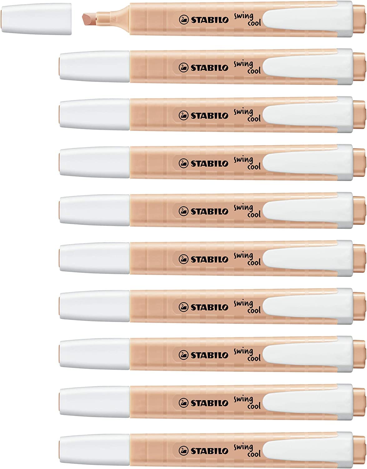 Highlighter - STABILO swing cool Pastel - Pack of 10