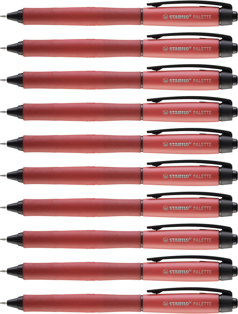 Retractable Rollerball Pen - STABILO PALETTE - Pack of 10