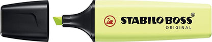 Highlighter - STABILO BOSS ORIGINAL Pastel - Pack of 10