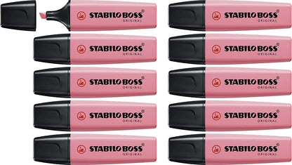 Highlighter - STABILO BOSS ORIGINAL Pastel - Pack of 10
