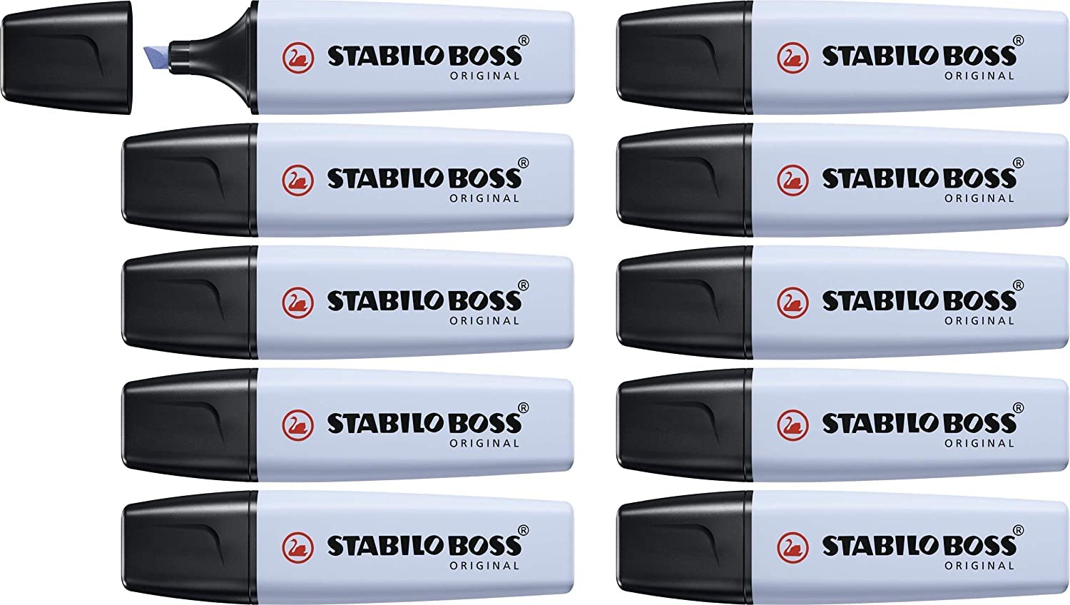 Highlighter - STABILO BOSS ORIGINAL Pastel - Pack of 10