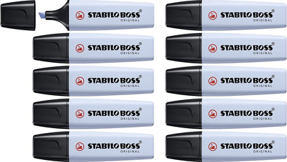 Highlighter - STABILO BOSS ORIGINAL Pastel - Pack of 10