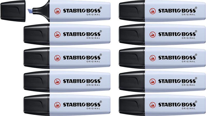 Highlighter - STABILO BOSS ORIGINAL Pastel - Pack of 10