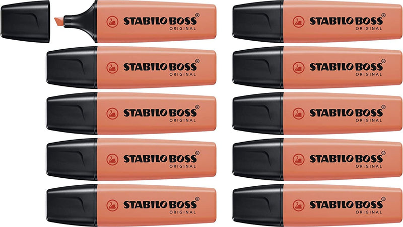 Highlighter - STABILO BOSS ORIGINAL Pastel - Pack of 10