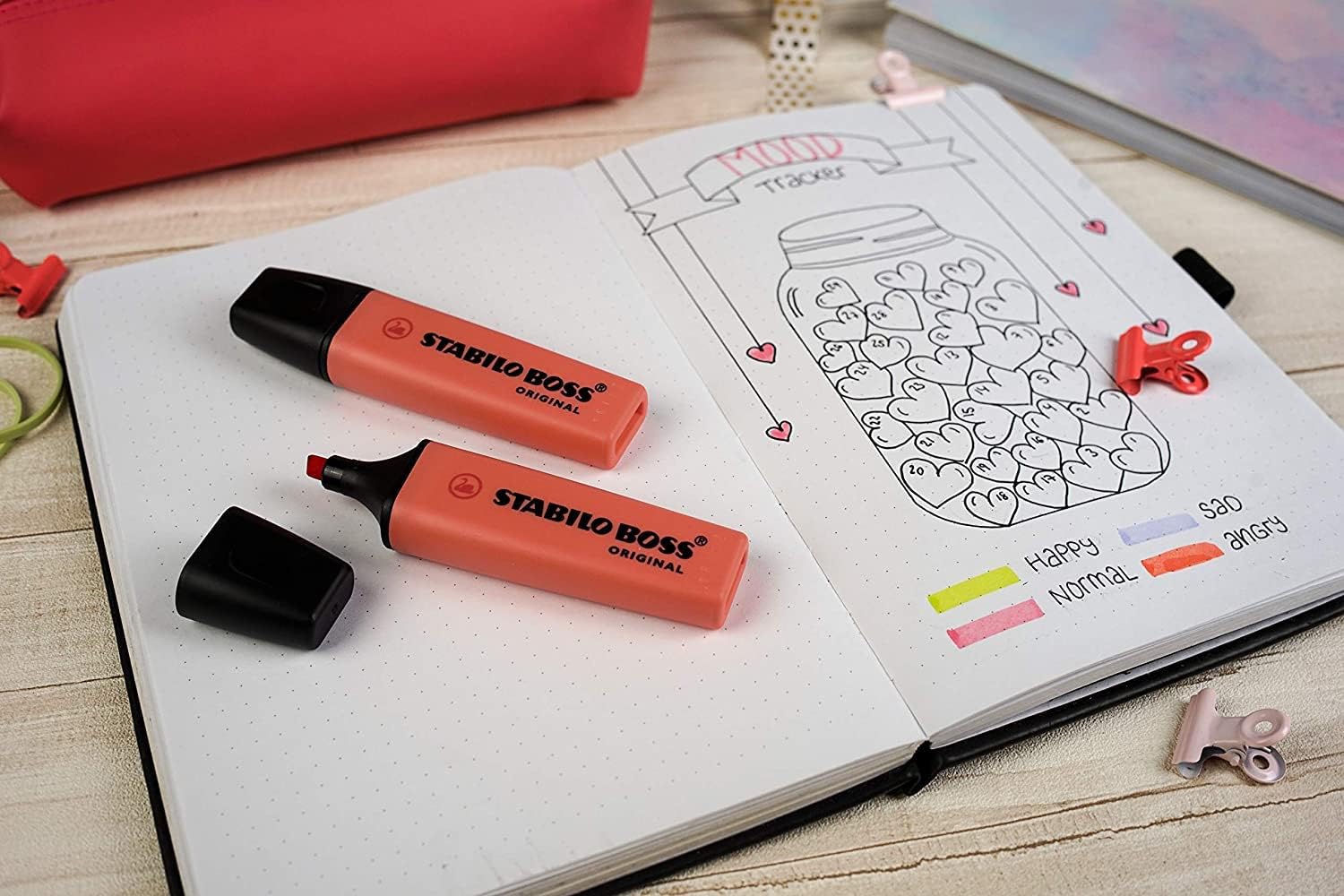 Highlighter - STABILO BOSS ORIGINAL Pastel - Pack of 10