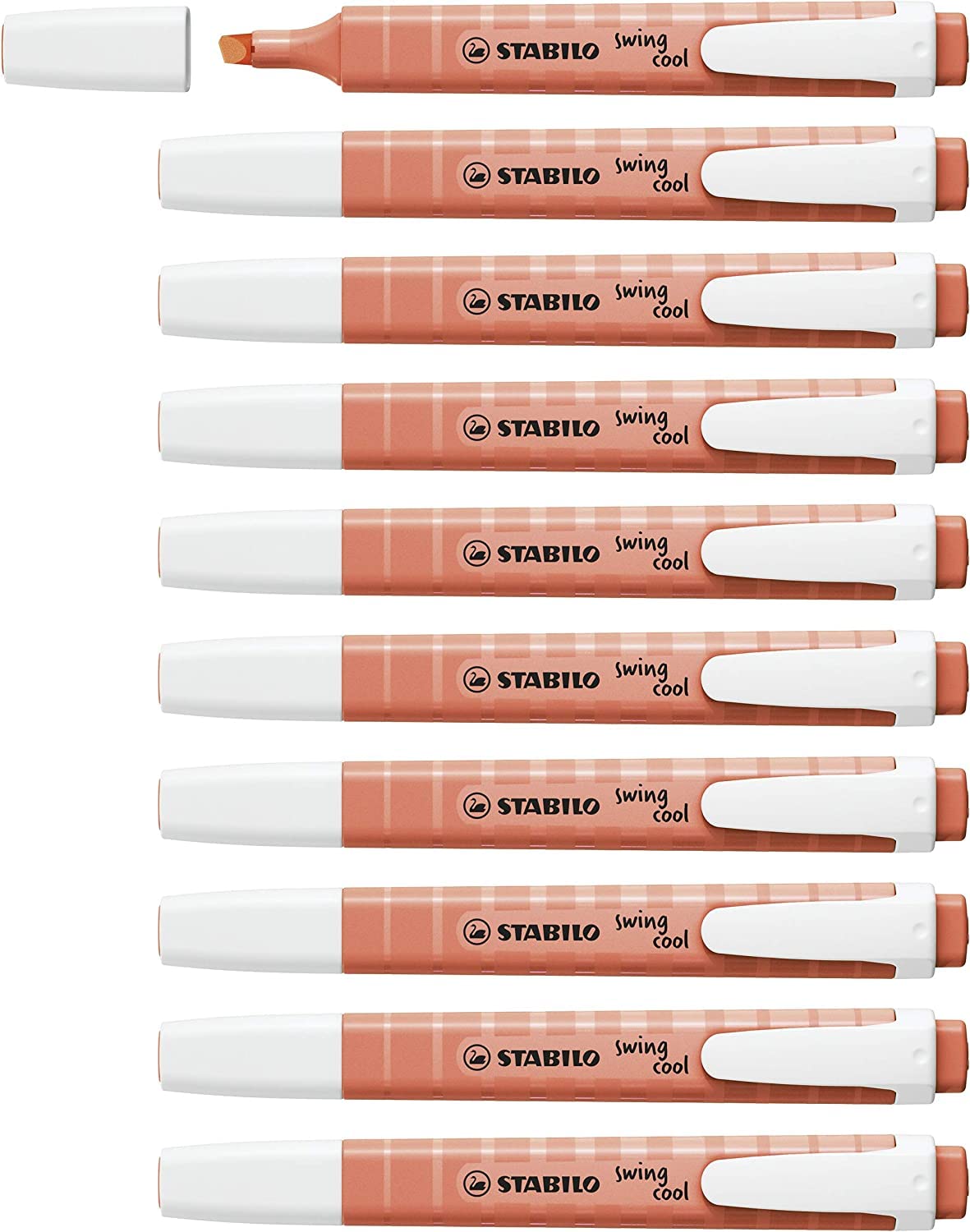 Highlighter - STABILO swing cool Pastel - Pack of 10
