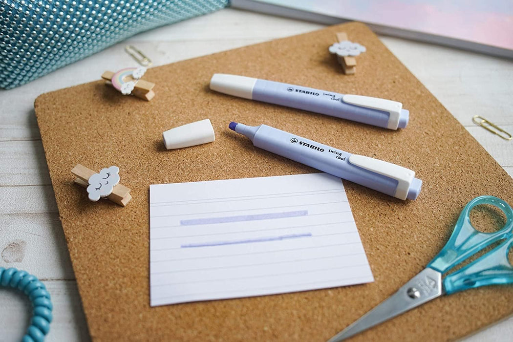 Highlighter - STABILO swing cool Pastel - Pack of 10