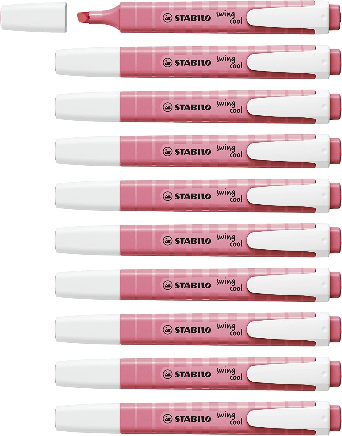 Highlighter - STABILO swing cool Pastel - Pack of 10