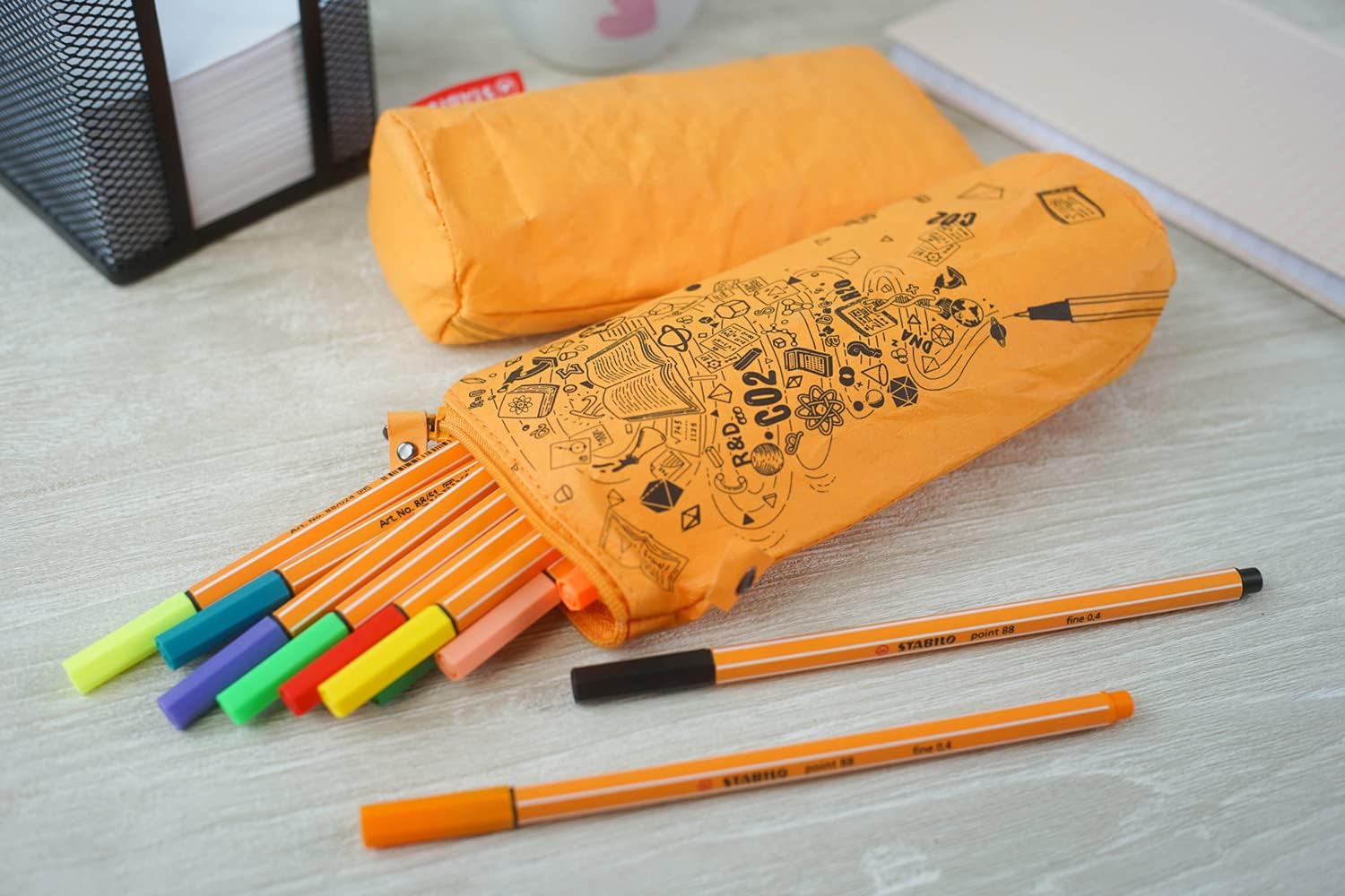 Fineliner - STABILO point 88 - Washable Paper Case - 20 pcs - Assorted Colours