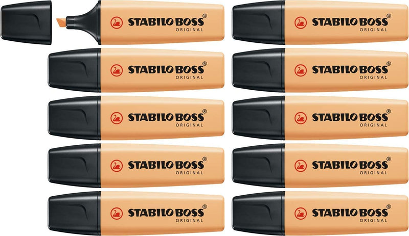 Highlighter - STABILO BOSS ORIGINAL Pastel - Pack of 10