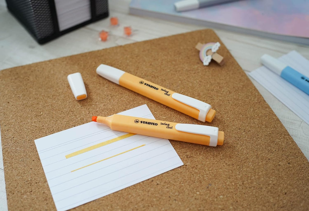 Highlighter - STABILO swing cool Pastel - Pack of 10