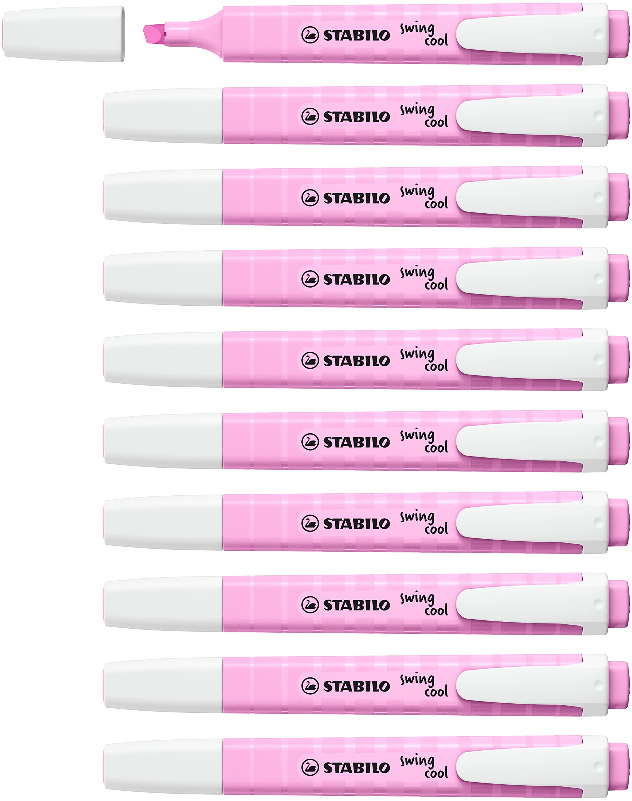 Highlighter - STABILO swing cool Pastel - Pack of 10